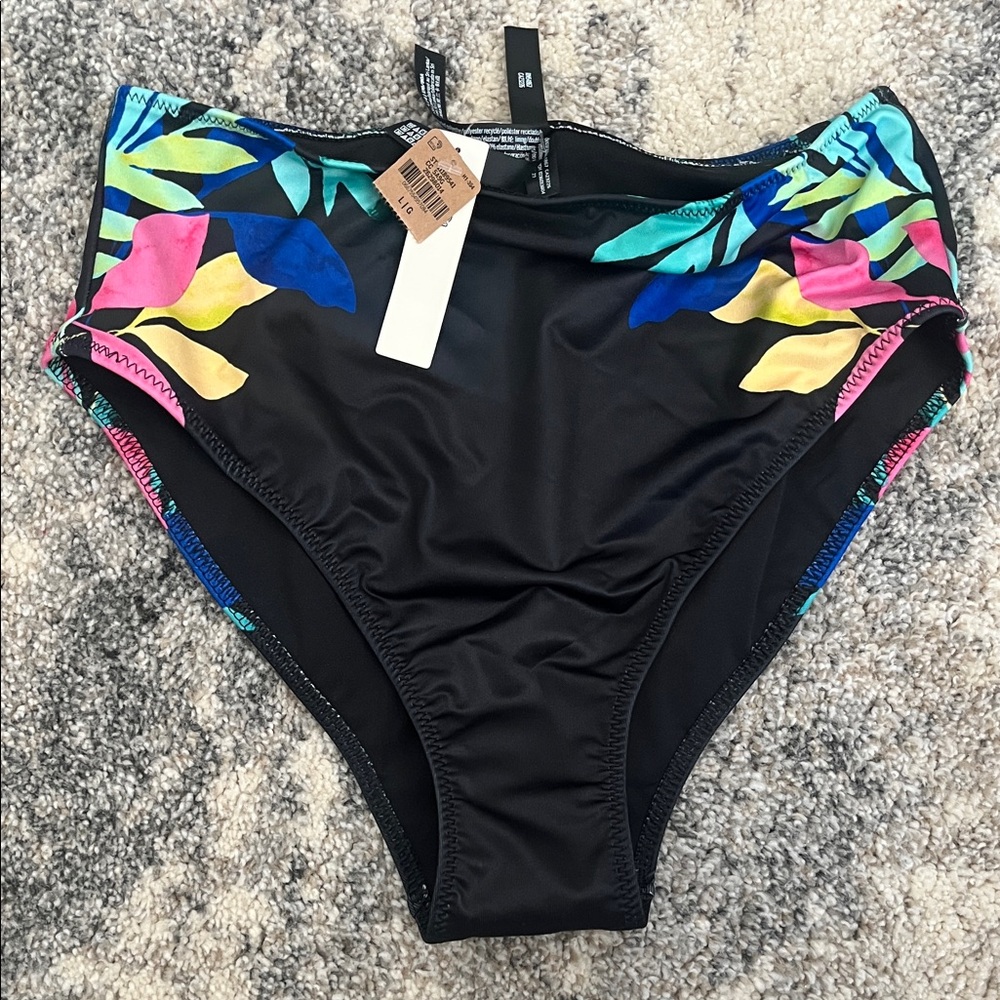 PINK Tropical Print Women's Swim Bottom
